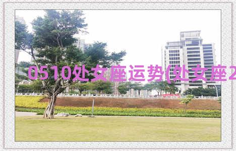 0510处女座运势(处女座2023年运)