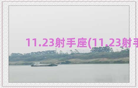 11.23射手座(11.23射手座女)