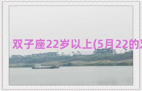 双子座22岁以上(5月22的双子座男)