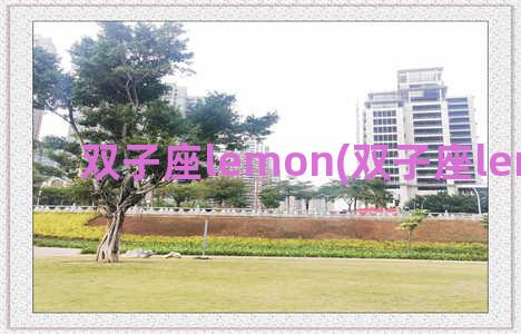 双子座lemon(双子座lemon宝塔)